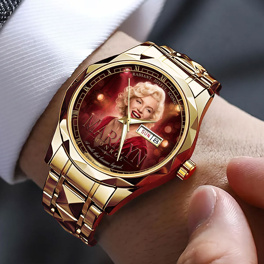 Marilyn Monroe 100th Anniversary Alloy Luxury Quartz Watch - TMTHU7943