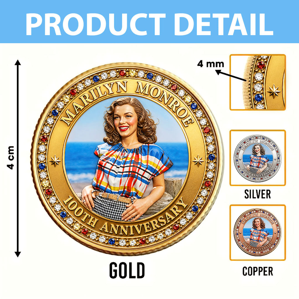 Marilyn Monroe 100th Anniversary Commemorative Coin – HOATT19971