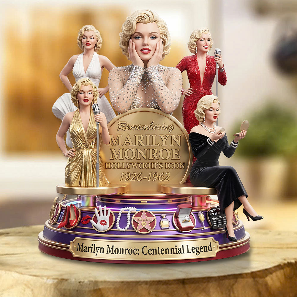 Marilyn Monroe 100th Anniversary Custom Shape Acrylic Plaque – TMTHU7551