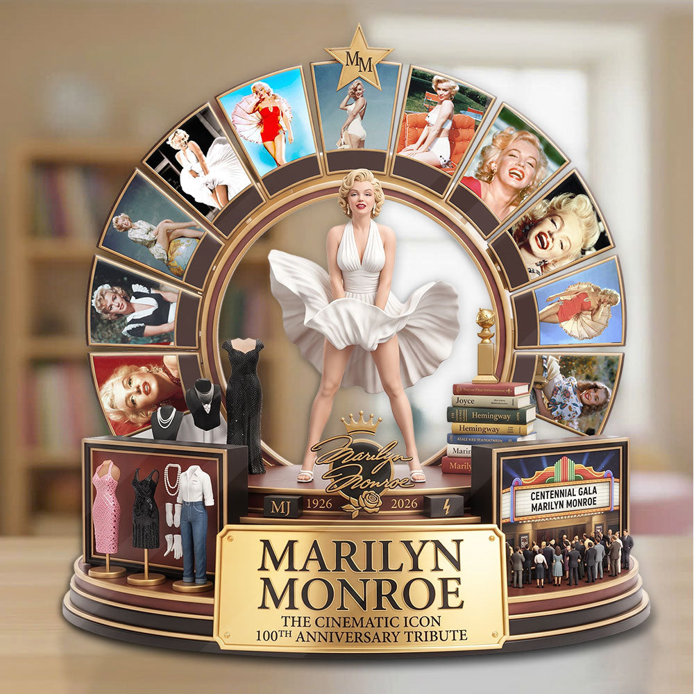 Marilyn Monroe 100th Anniversary Custom Shape Acrylic Plaque – TMTHU7552