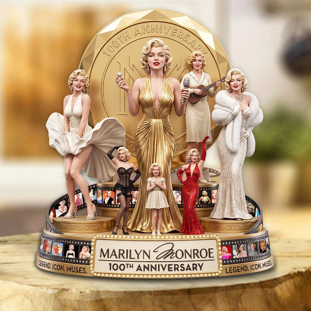Marilyn Monroe 100th Anniversary Custom Shape Acrylic Plaque – TMTHU7977