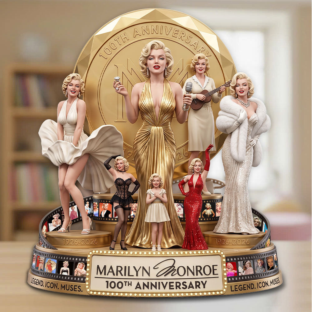 Marilyn Monroe 100th Anniversary Custom Shape Acrylic Plaque – TMTHU7977