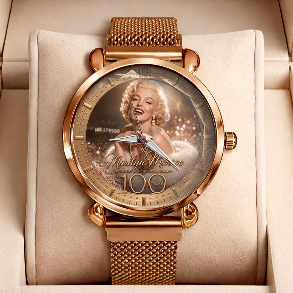 Marilyn Monroe 100th Anniversary Mesh Strap Quartz Watch - TMTHU7773