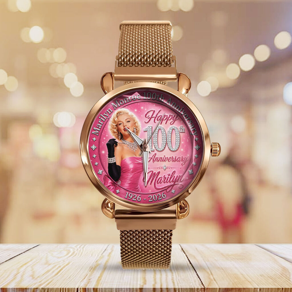 Marilyn Monroe 100th Anniversary Mesh Strap Quartz Watch - TMTHU7774