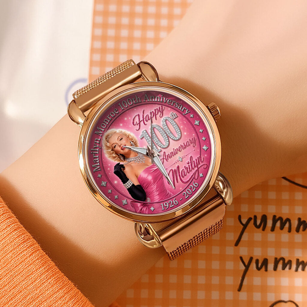 Marilyn Monroe 100th Anniversary Mesh Strap Quartz Watch - TMTHU7774