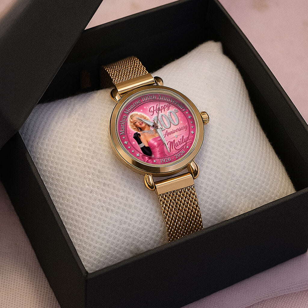 Marilyn Monroe 100th Anniversary Mesh Strap Quartz Watch - TMTHU7774