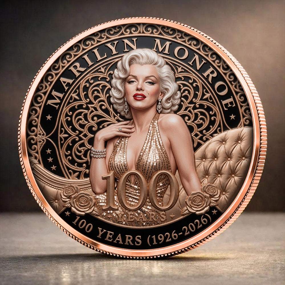 Marilyn Monroe 100 Years Anniversary Commemorative Coin – TANTN24776