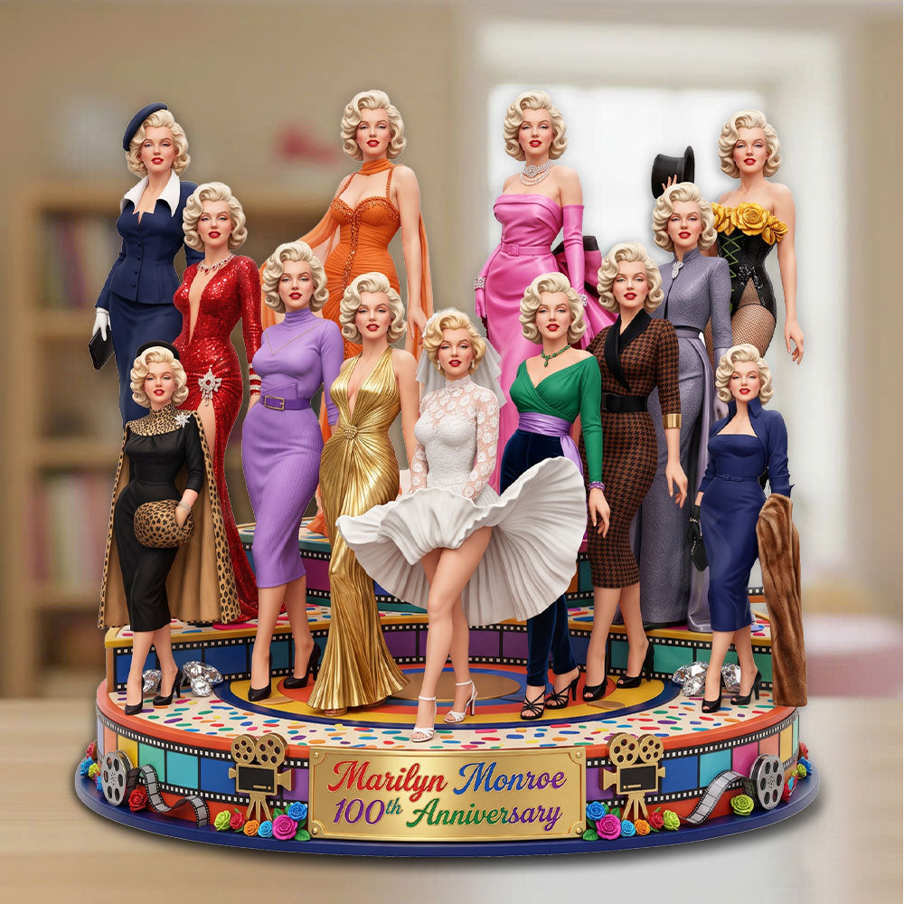 Marilyn Monroe 100th Anniversary Custom Shape Acrylic Plaque – TMTHU7976