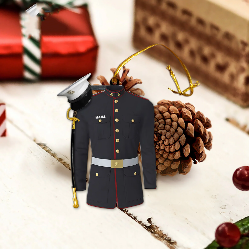 Marine Uniform Ornament Personalized ornament