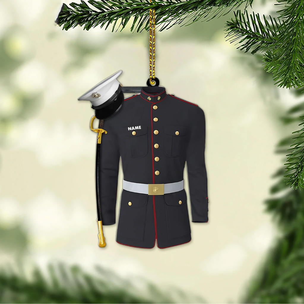 Marine Uniform Ornament Personalized ornament