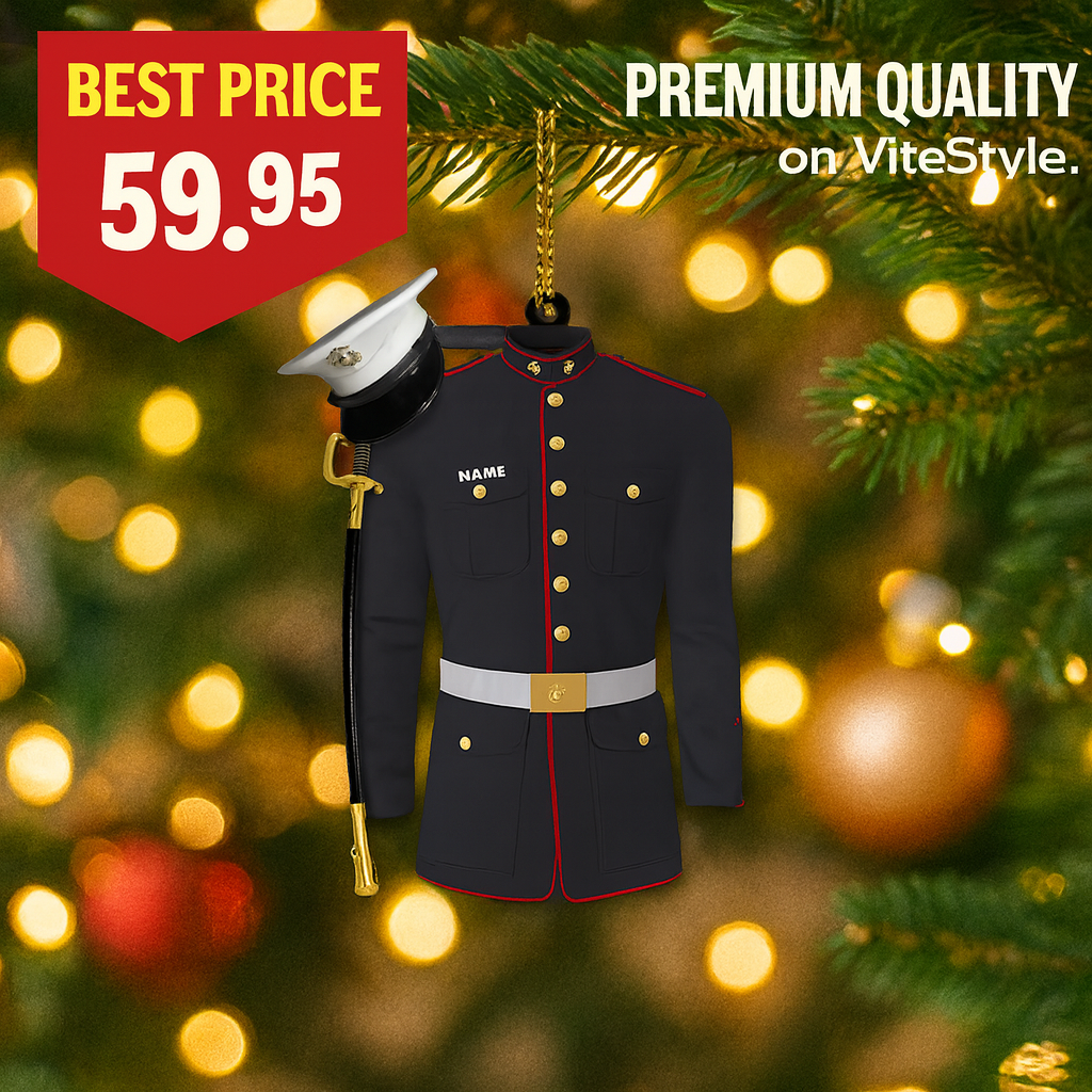 Marine Uniform Ornament Personalized ornament