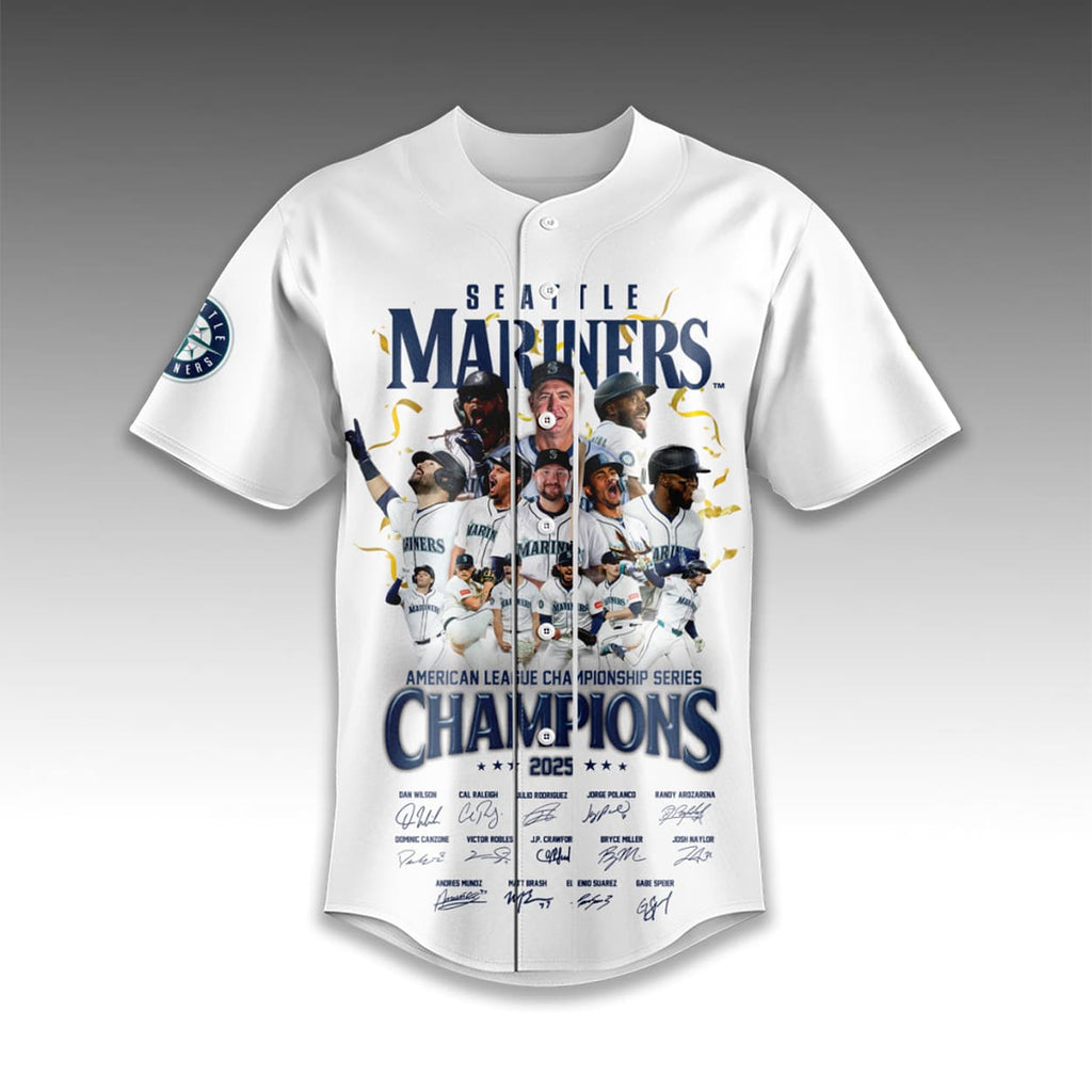 Mariners 2025 ALCS Champions Baseball Jersey