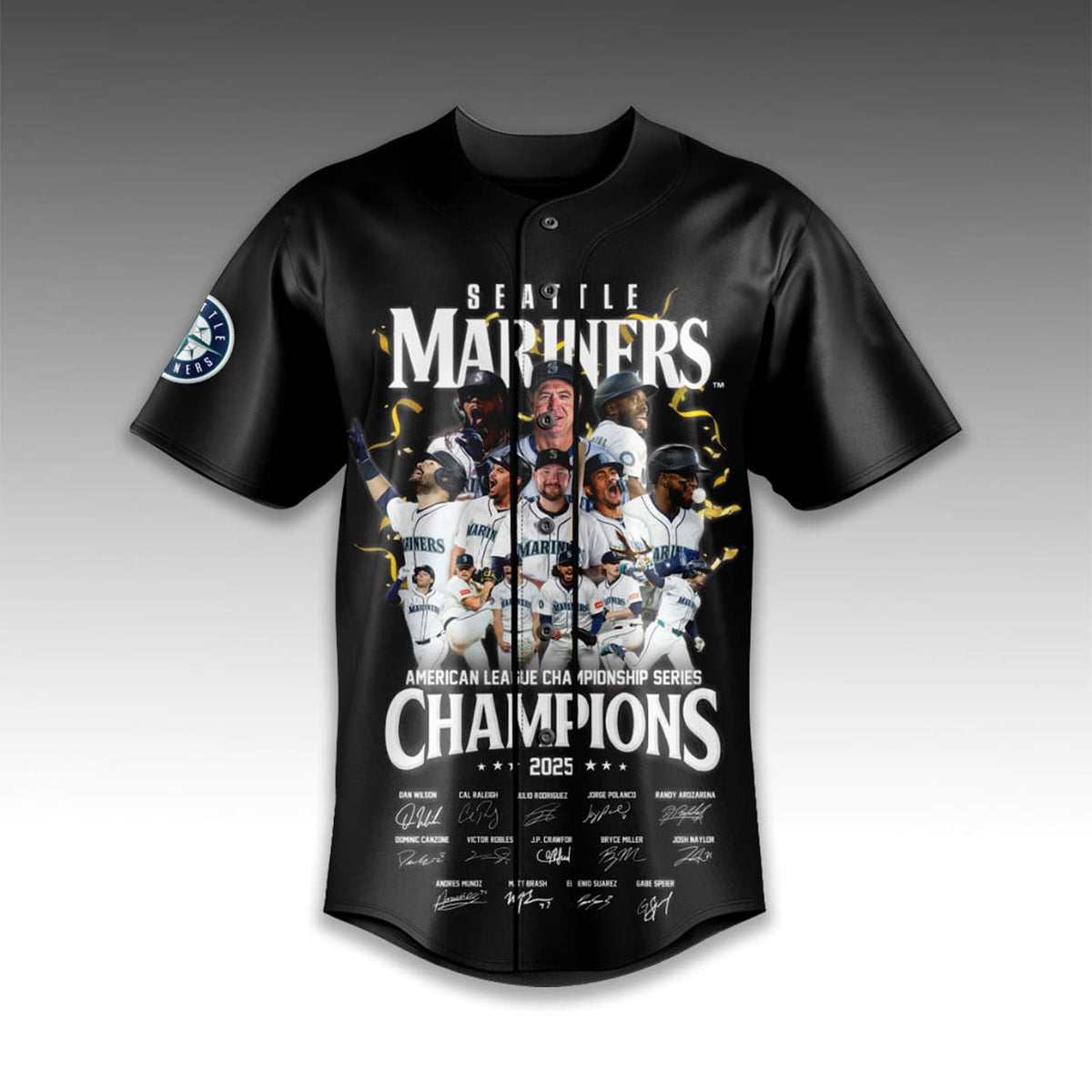 Mariners 2025 ALCS Champions Baseball Jersey