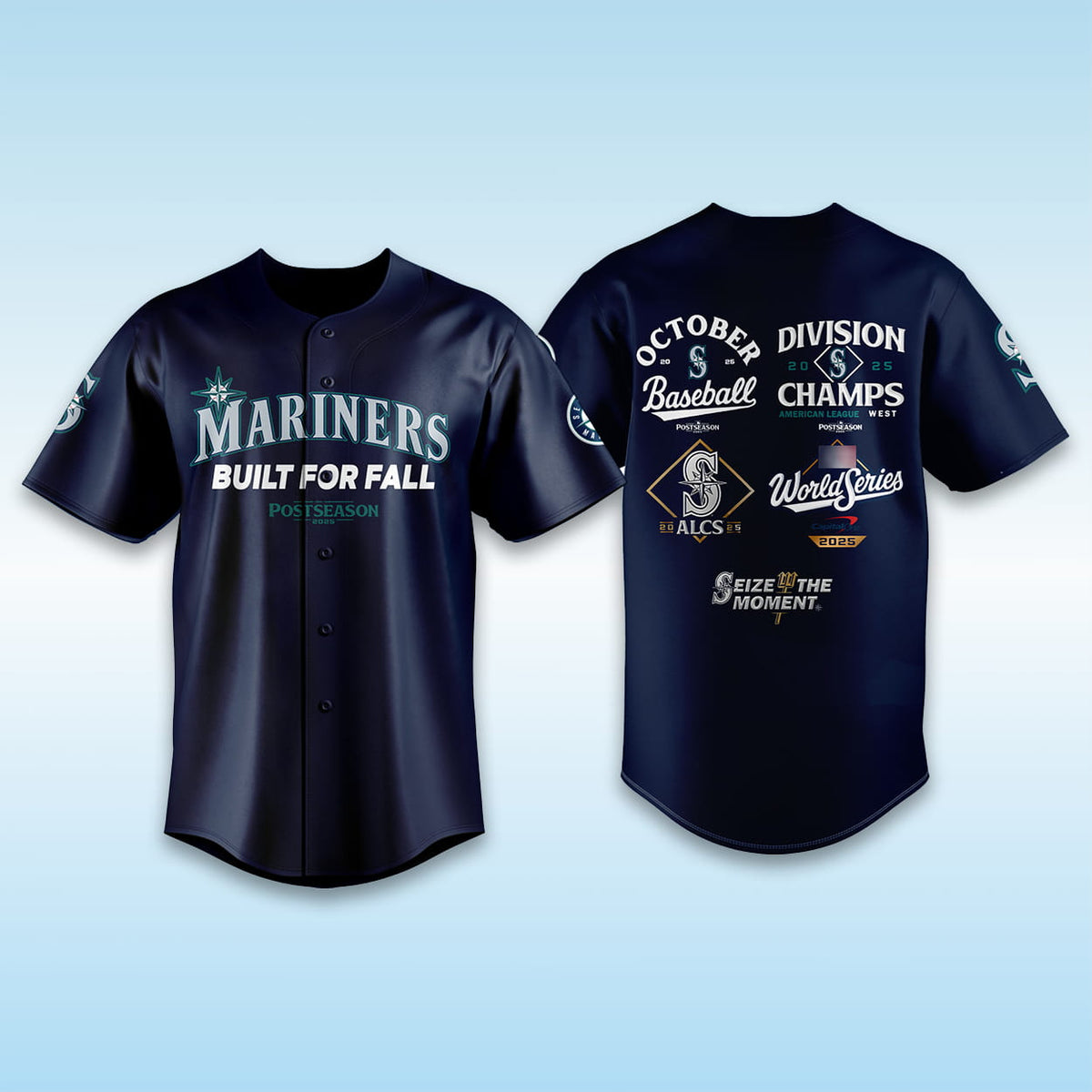 Mariners Seize The Moment World Series 2025 Baseball Jersey
