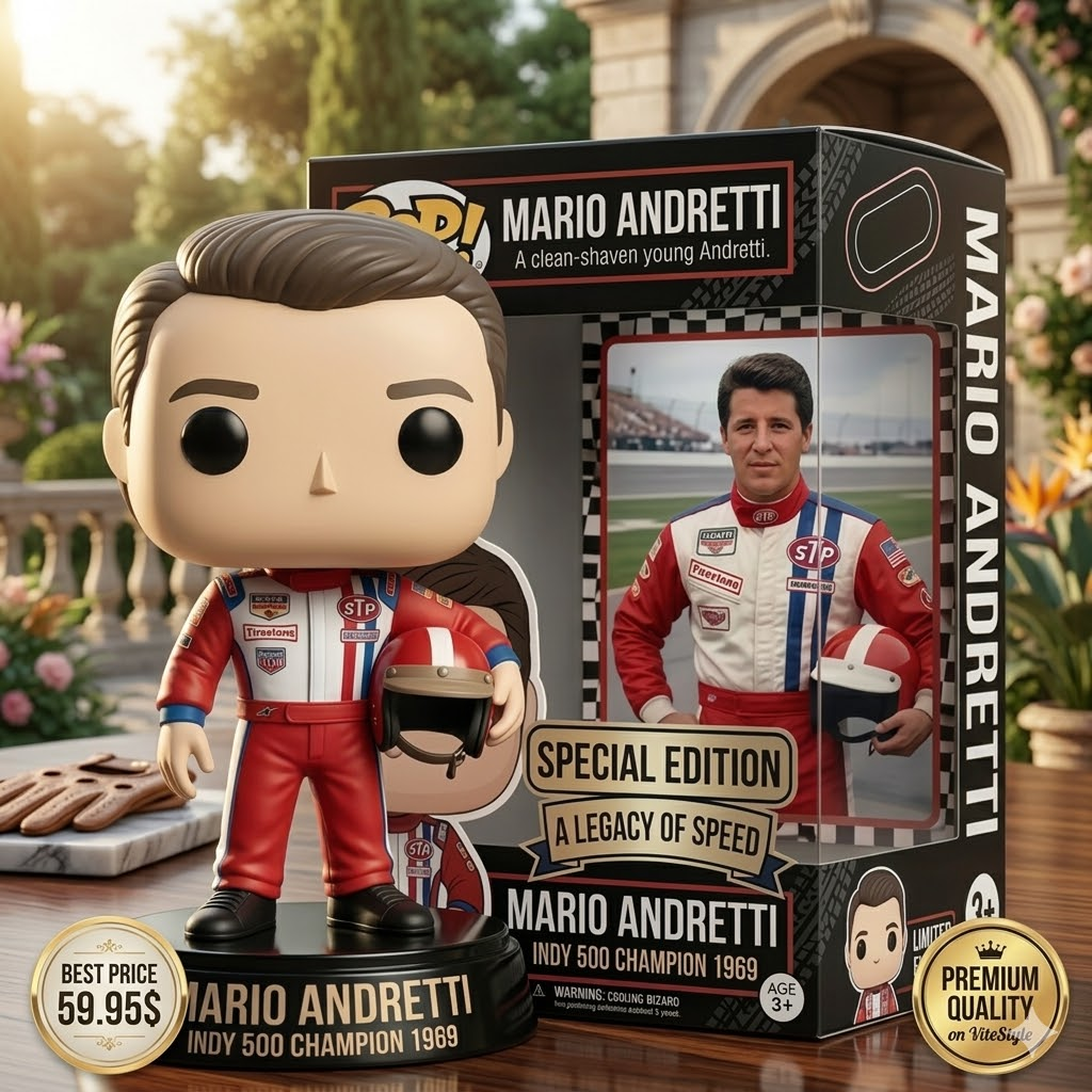 Mario Andretti Indy 500 Champion Pop! Figure