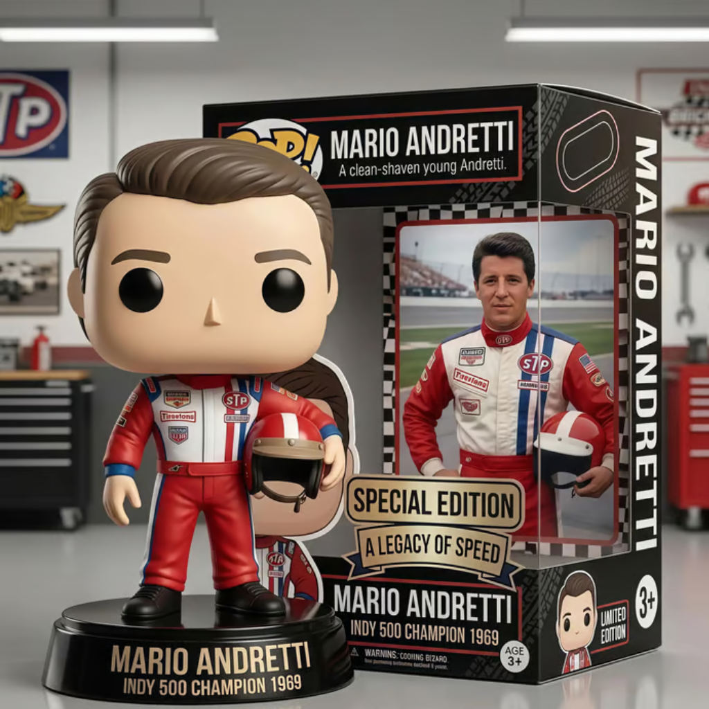 Mario Andretti Indy 500 Champion Pop! Figure