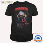Marvel Deadpool Wolverine Dogpool Mineral Wash T Shirt