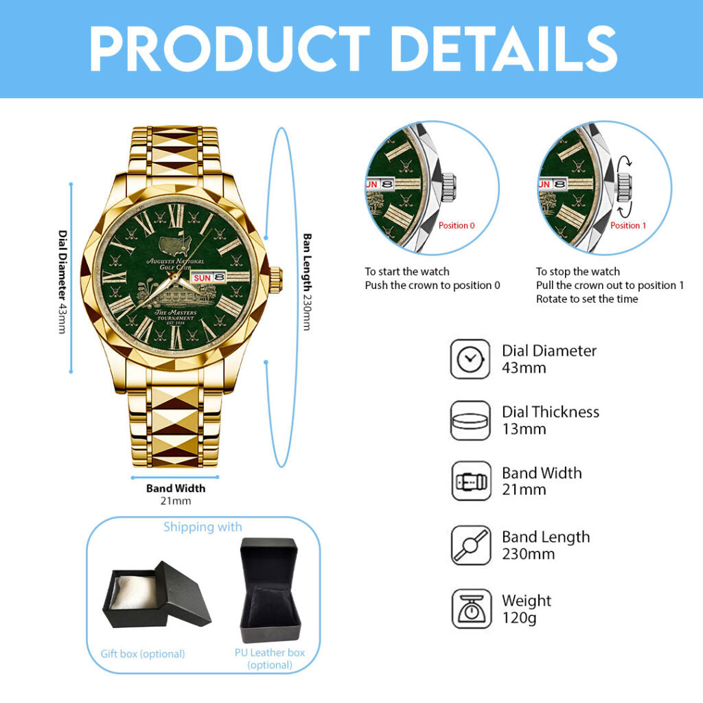 Masters Tournament Alloy Luxury Quartz Watch - TMTHU4921
