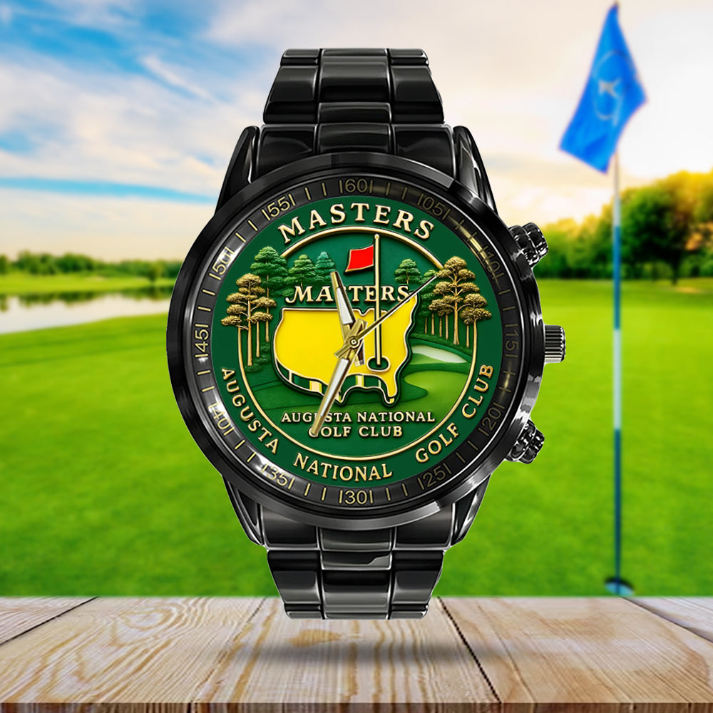 Masters Tournament Black Stainless Steel Watch - MAITM 10741
