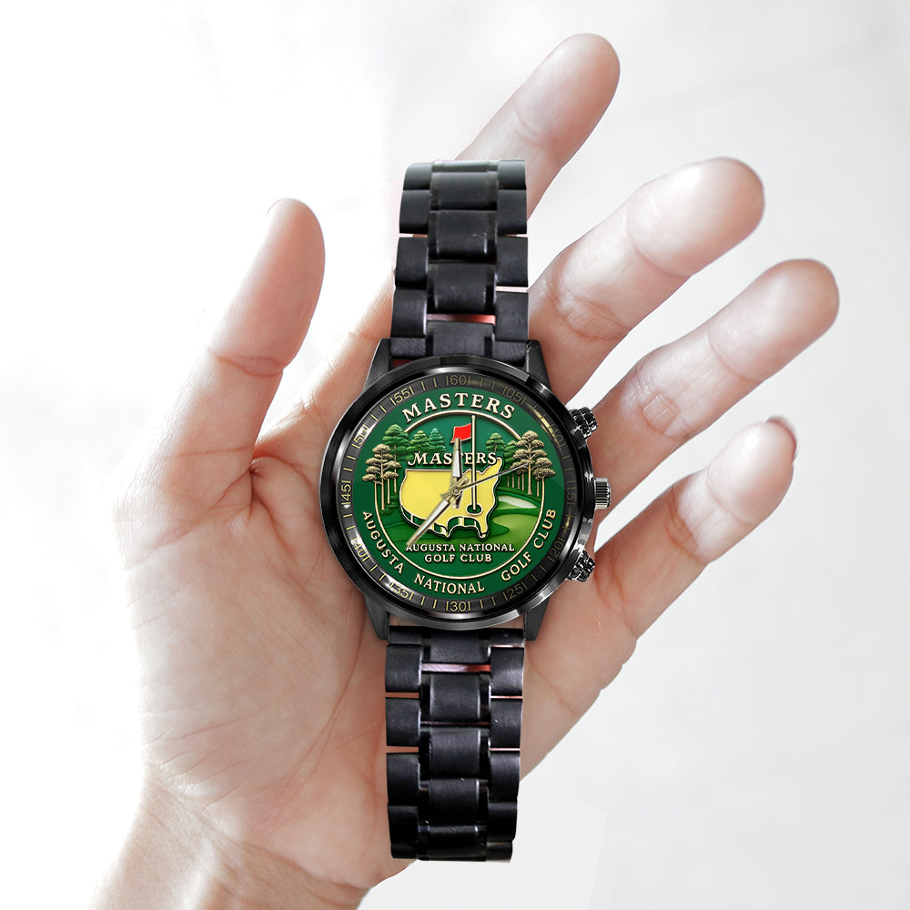 Masters Tournament Black Stainless Steel Watch - MAITM 10741