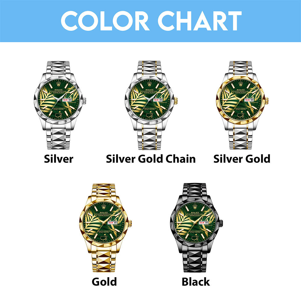 Masters Tournament x Rolex Alloy Luxury Quartz Watch - TMTHU5029