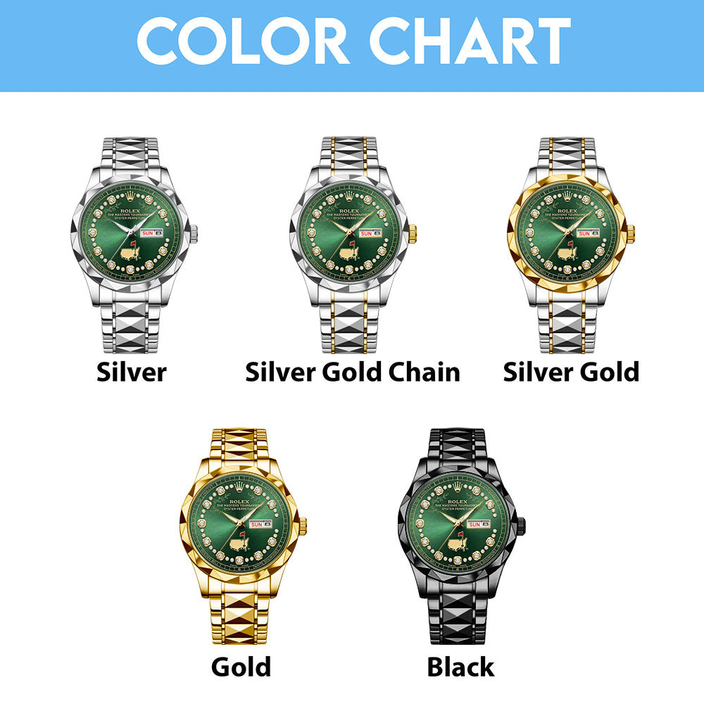 Masters Tournament x Rolex Alloy Luxury Quartz Watch - TMTHU5180