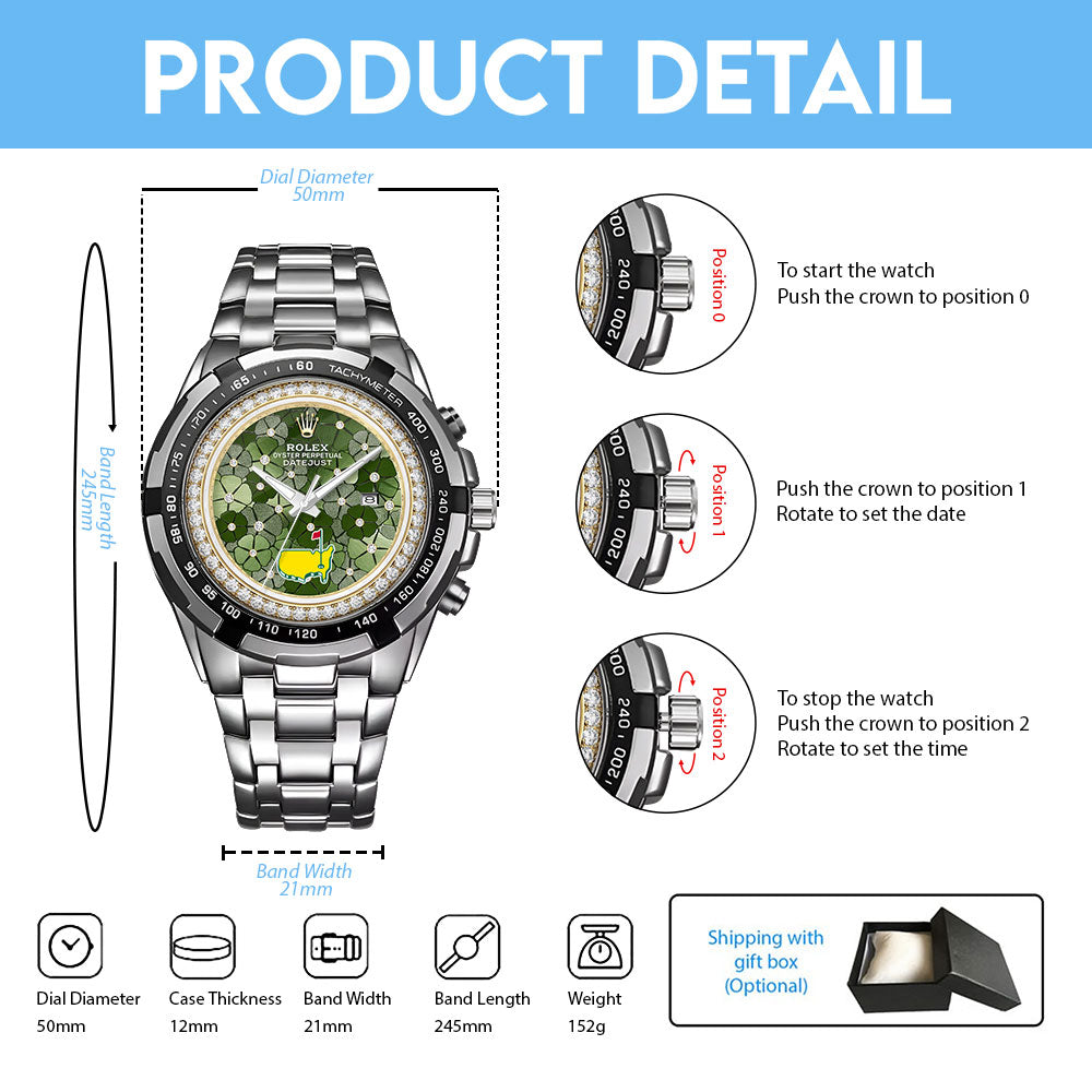 Masters Tournament x Rolex Alloy Men Quartz Watch - MAITM15103