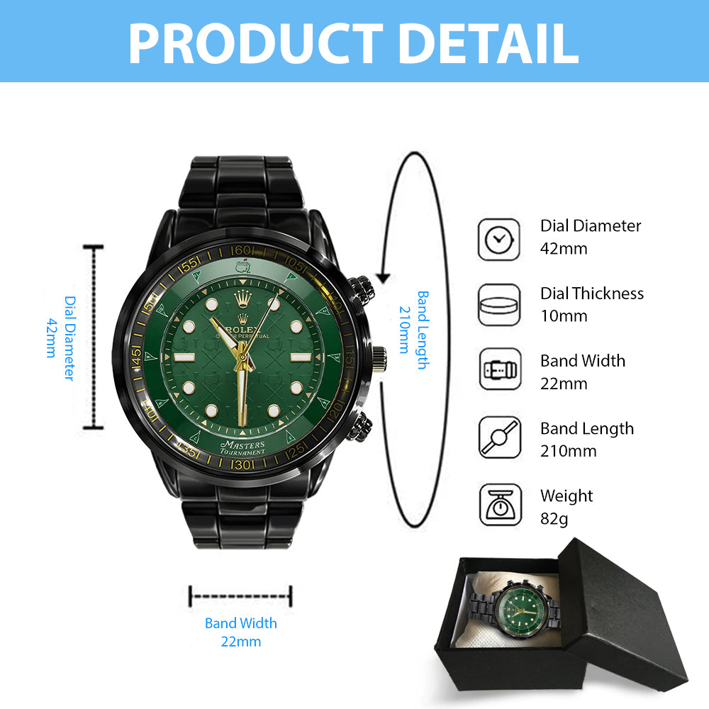 Masters Tournament x Rolex Black Stainless Steel Watch - TMTHU4972