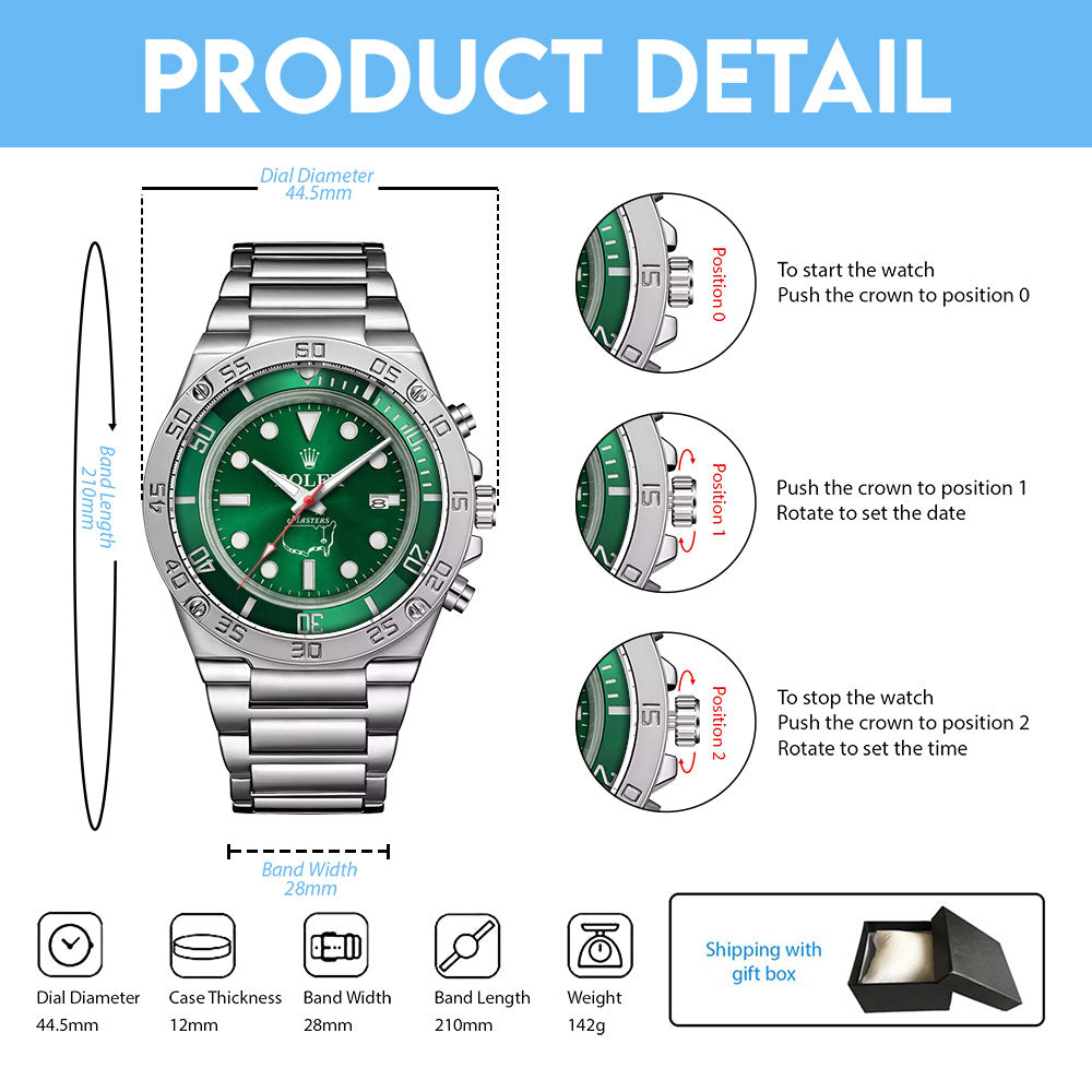 Masters Tournament x Rolex Gentleman Stainless Steel Watch - MAITM15269
