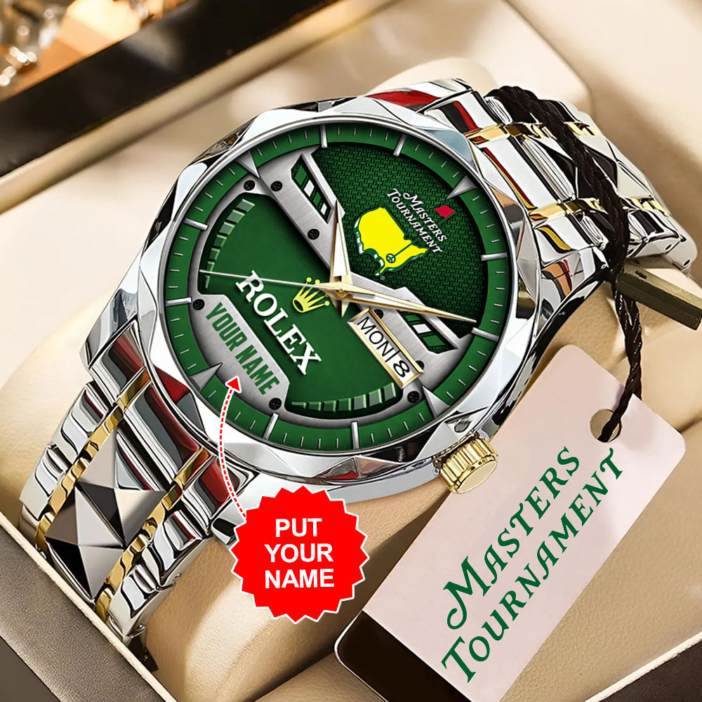 Personalized Masters Tournament x Rolex Alloy Luxury Quartz Watch - MAITM15060