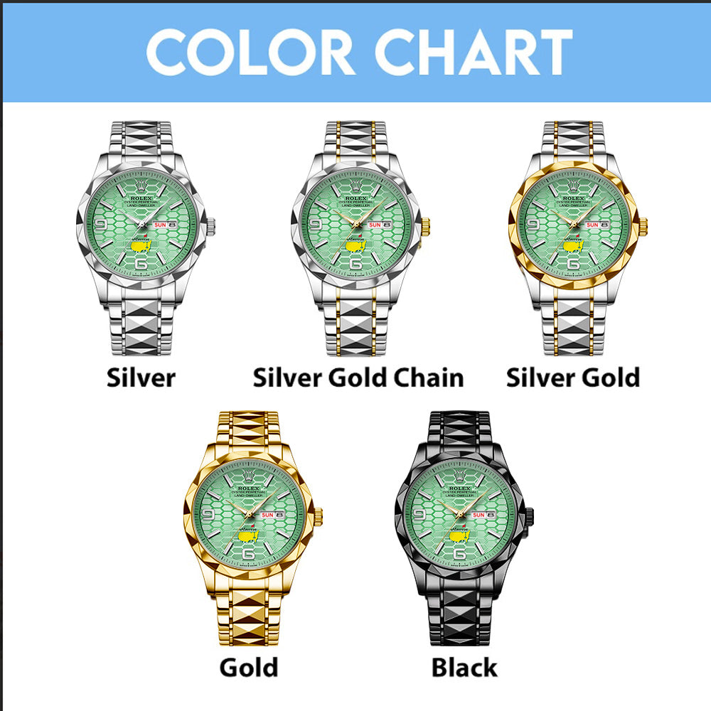 Masters Tournament x Rolex Alloy Luxury Quartz Watch - GNE5977