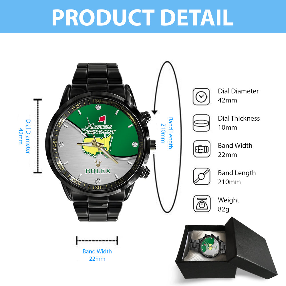Masters Tournament x Rolex Black Stainless Steel Watch - MAITM 6261