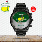 Personalized Masters Tournament x Rolex Black Stainless Steel Watch - MAITM 6383