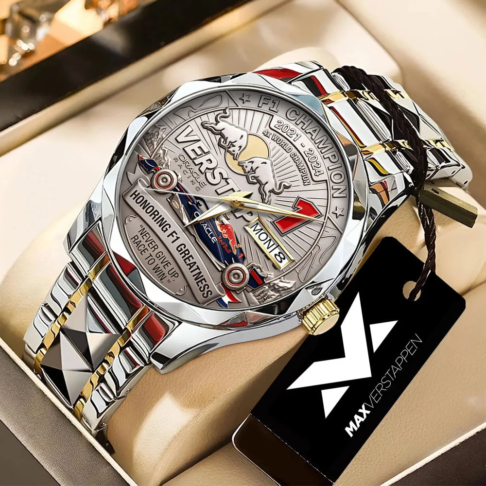 Max Verstappen Alloy Luxury Quartz Watch - TANTN25182