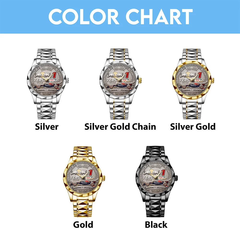 Max Verstappen Alloy Luxury Quartz Watch - TANTN25182