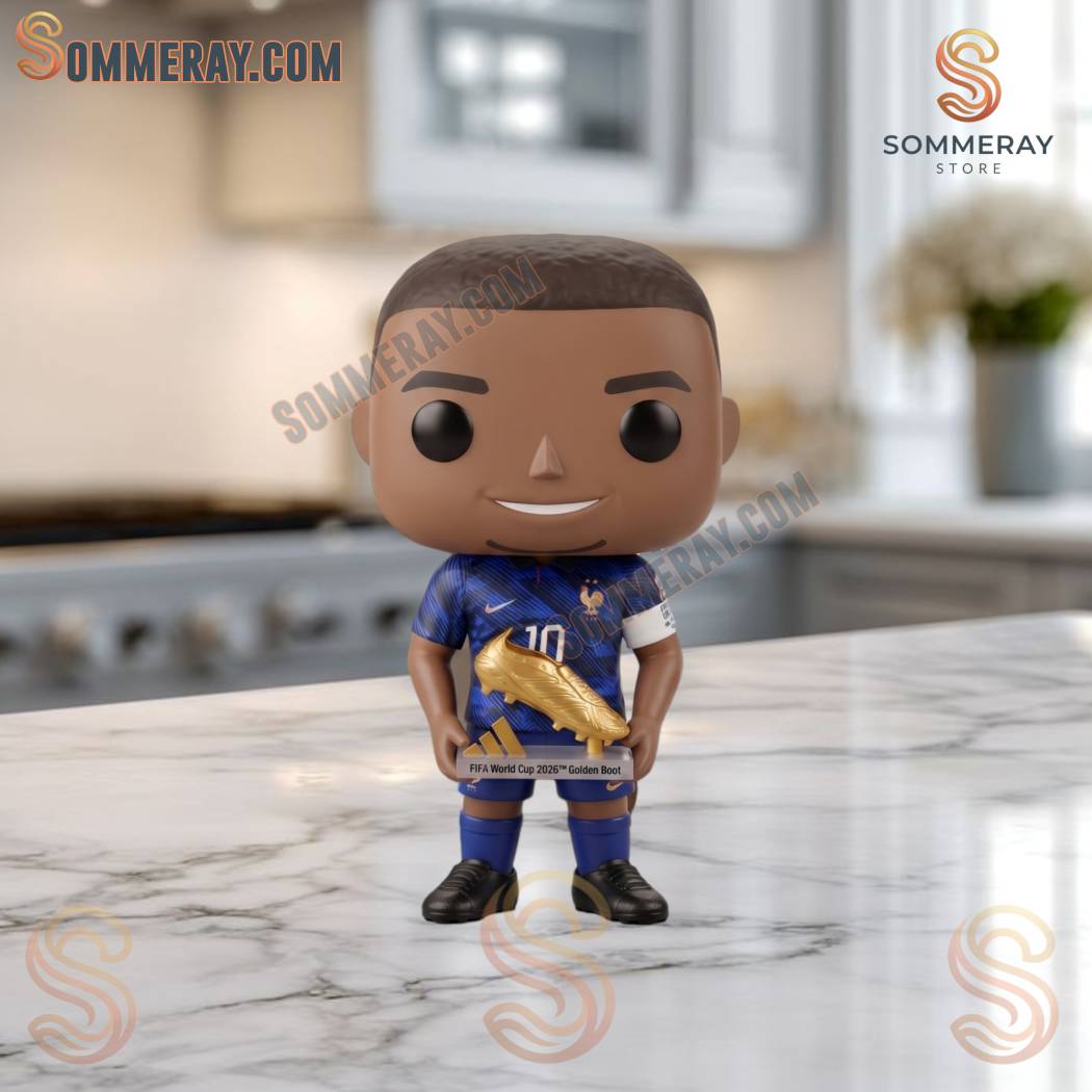 Mbappe 2026 FIFA World Cup Golden Boot Figure