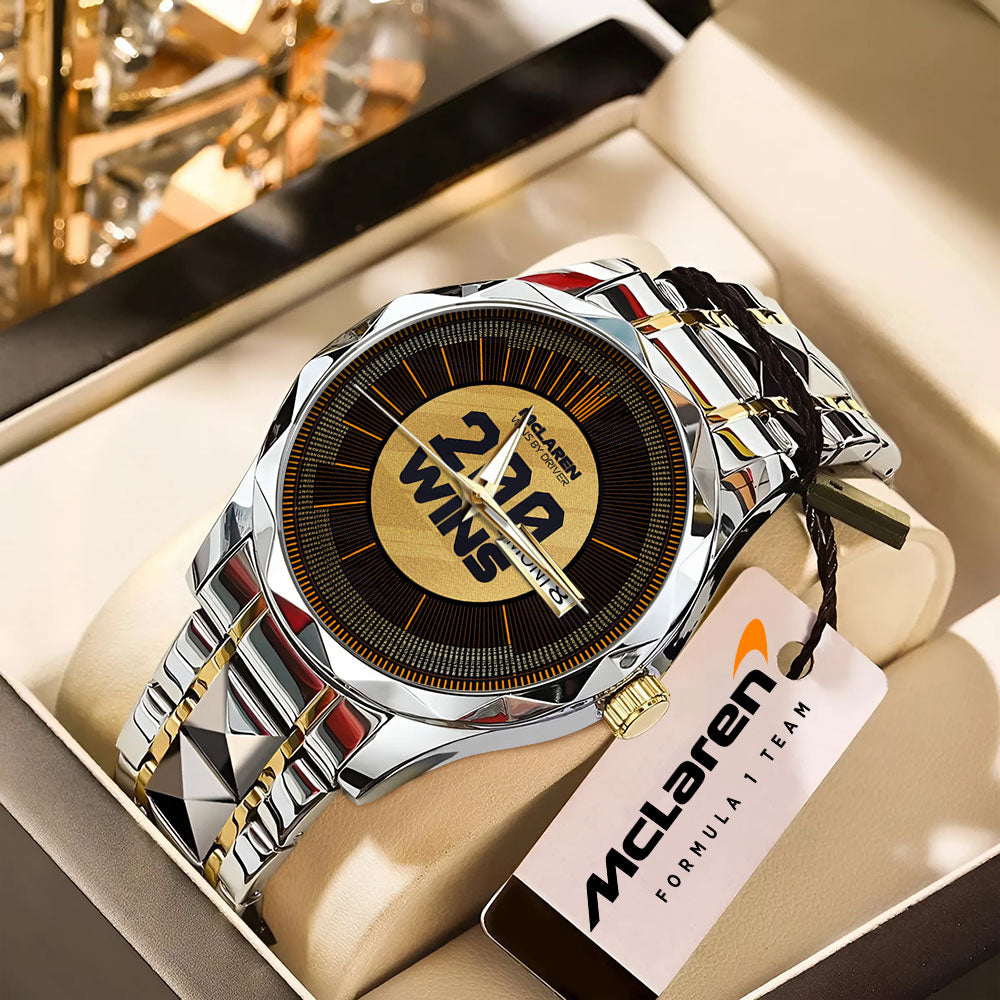 McLaren Formula 1 Team 200 WINS Alloy Luxury Quartz Watch - TANTN17392