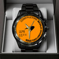 McLaren Formula 1 Team 2025 Constructors' 10 Times Black Stainless Steel Watch - TANTN17268