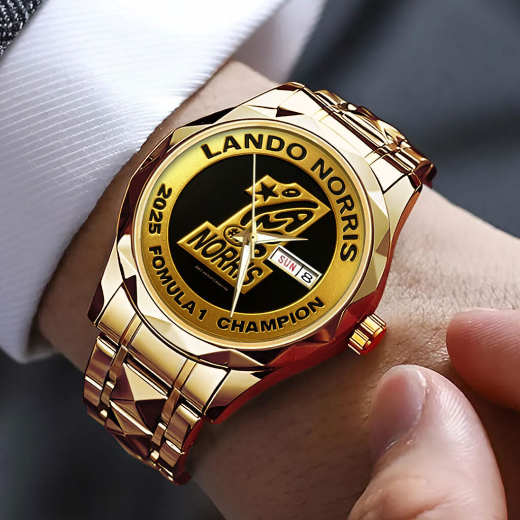 McLaren x Lando Norris World Champions 2025 Alloy Luxury Quartz Watch - TMTHU2542