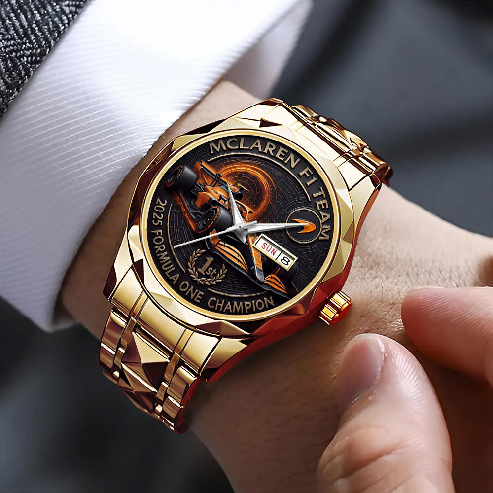McLaren x Lando Norris World Champions 2025 Alloy Luxury Quartz Watch - TANTN19227