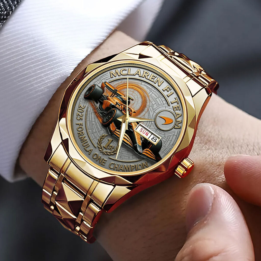 McLaren x Lando Norris World Champions 2025 Alloy Luxury Quartz Watch - TMTHU2540