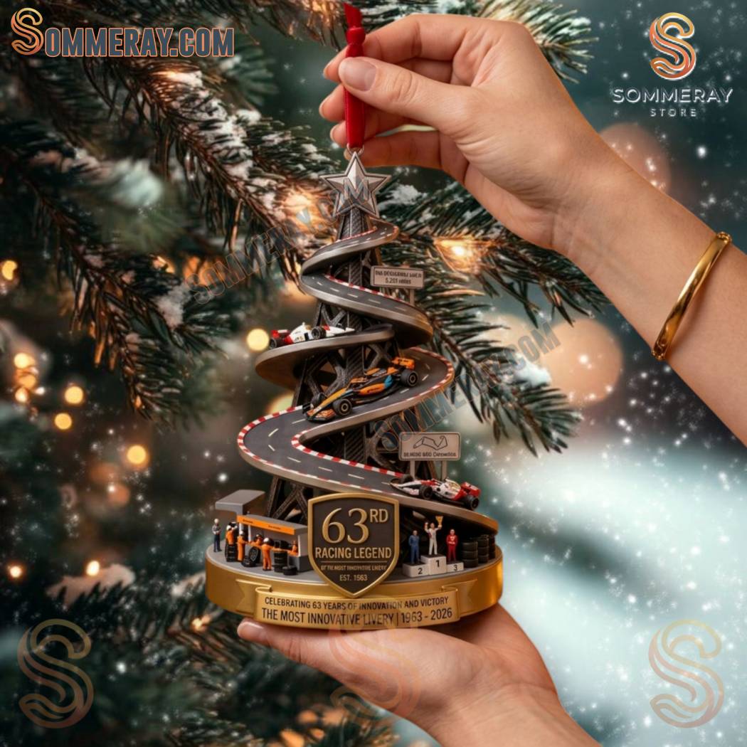 Mclaren 63rd Anniversary Racing Legend Ornament