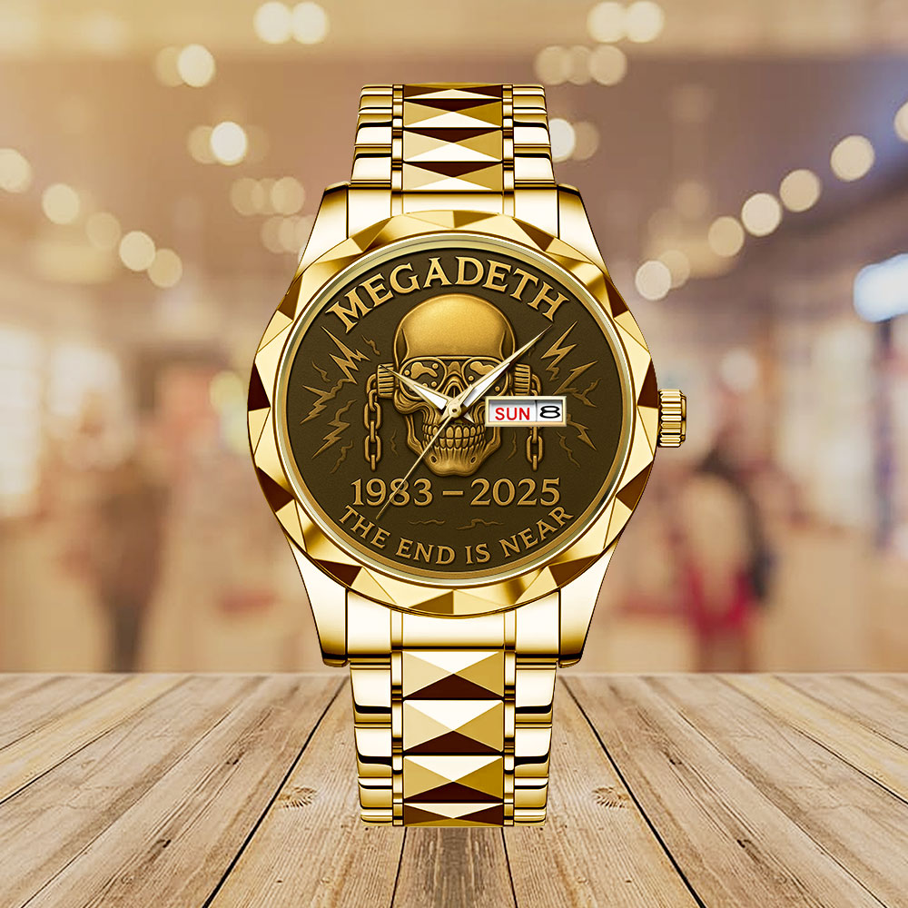 Megadeth Alloy Luxury Quartz Watch - MAITM12597