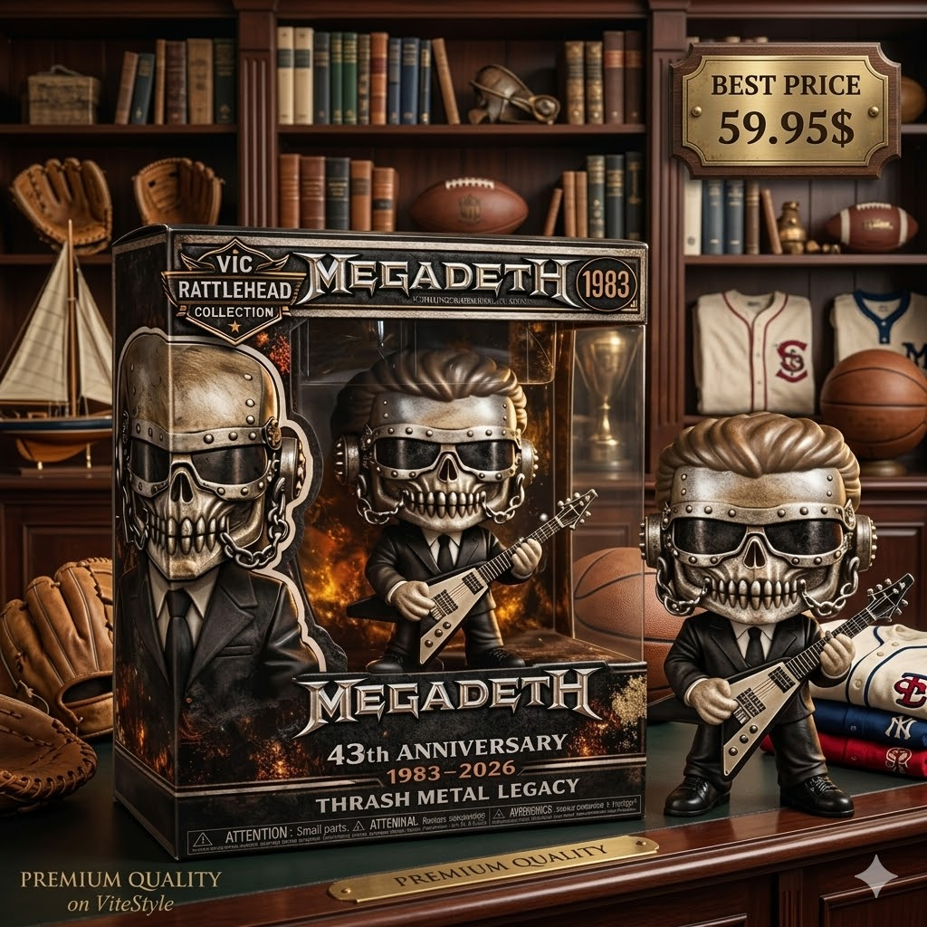 Megadeth Vic Rattlehead 43th Anniversary Pop Figure Doll