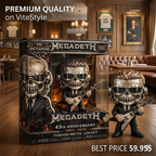 Megadeth Vic Rattlehead 43th Anniversary Pop Figure Doll