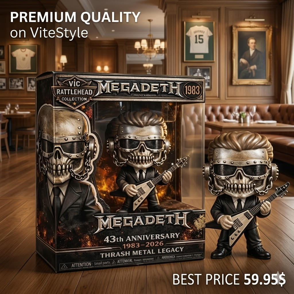 Megadeth Vic Rattlehead 43th Anniversary Pop Figure Doll