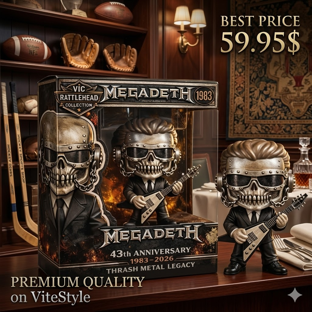 Megadeth Vic Rattlehead 43th Anniversary Pop Figure Doll