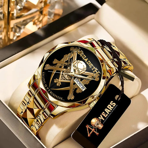 Megadeth Alloy Luxury Quartz Watch - TANTN15418