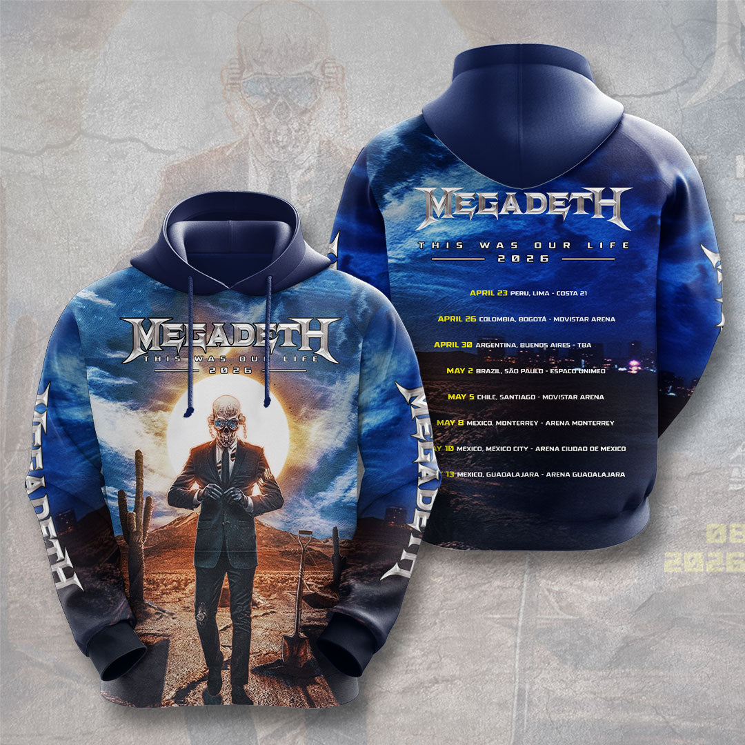 Megadeth 3D Apparel – TMTHU1826