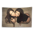 Megan Fox and Kourtney Kardashian Flag